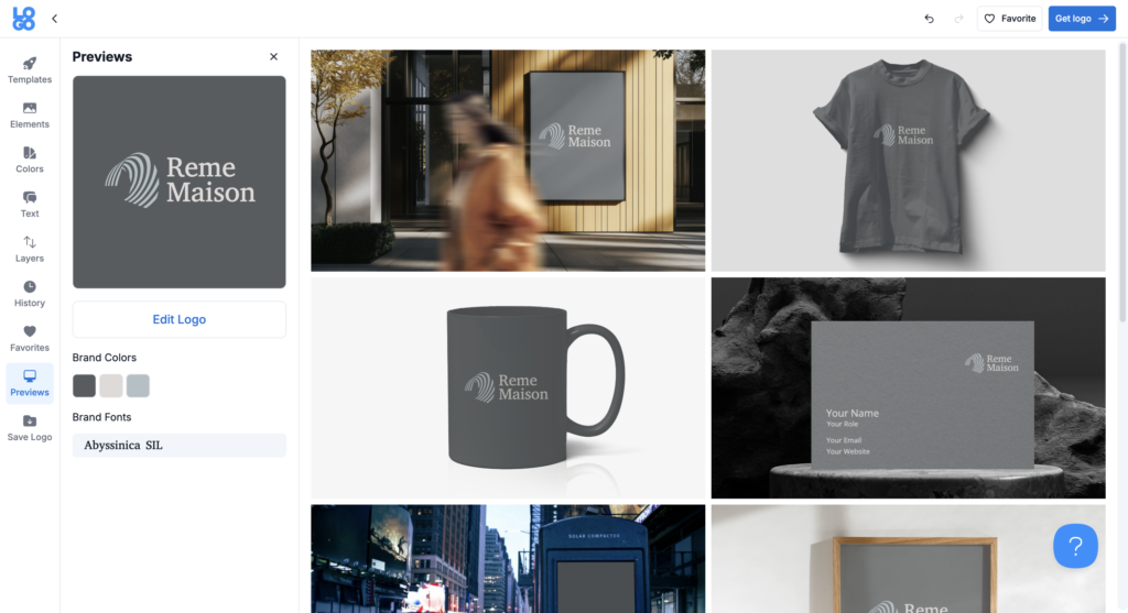 LOGO.com 品牌套件預覽