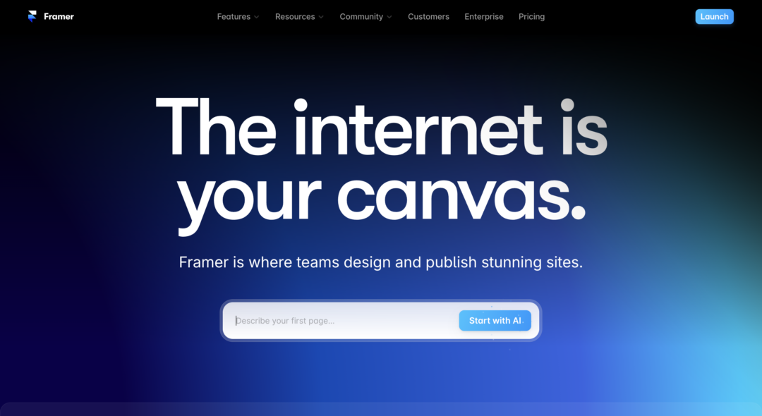 從心動到行動:30秒生成作品集,提升職場競爭力 | Framer AI 實測
